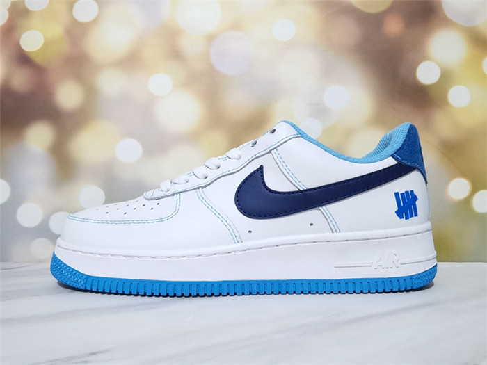 Men's Air Force 1 Low White/Blue Shoes 0234